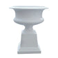 White classical urn on a white background