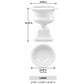 Aluna Campagna Fiberglass Urn Planter with Pedestal