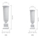 Chari Tapered Fiberglass Urn Floor Vase - Large