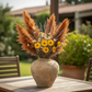 Aoife Bulbous Ceramic Urn Vase