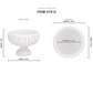Corvin Cement Urn Planter