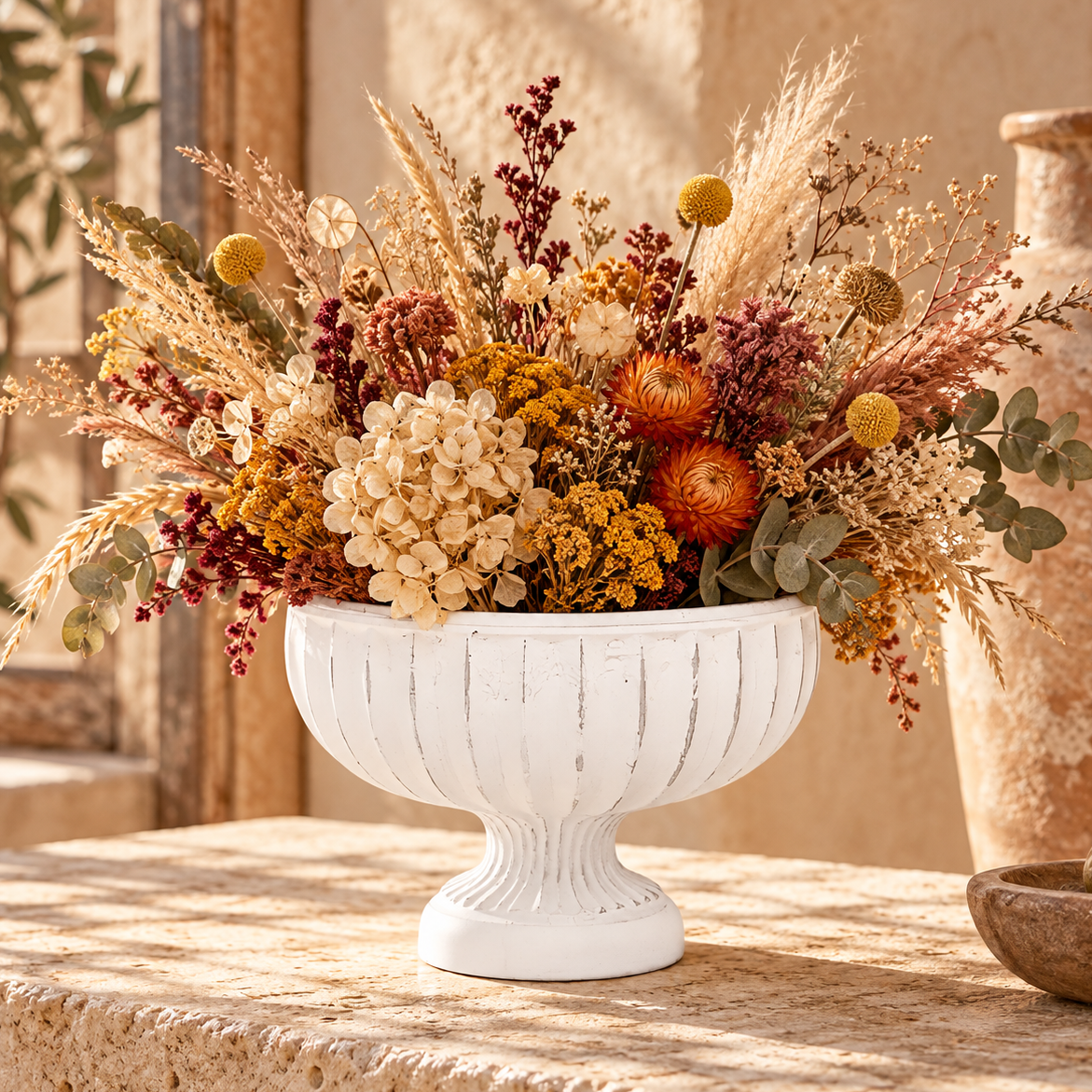 Corvin Cement Urn Planter