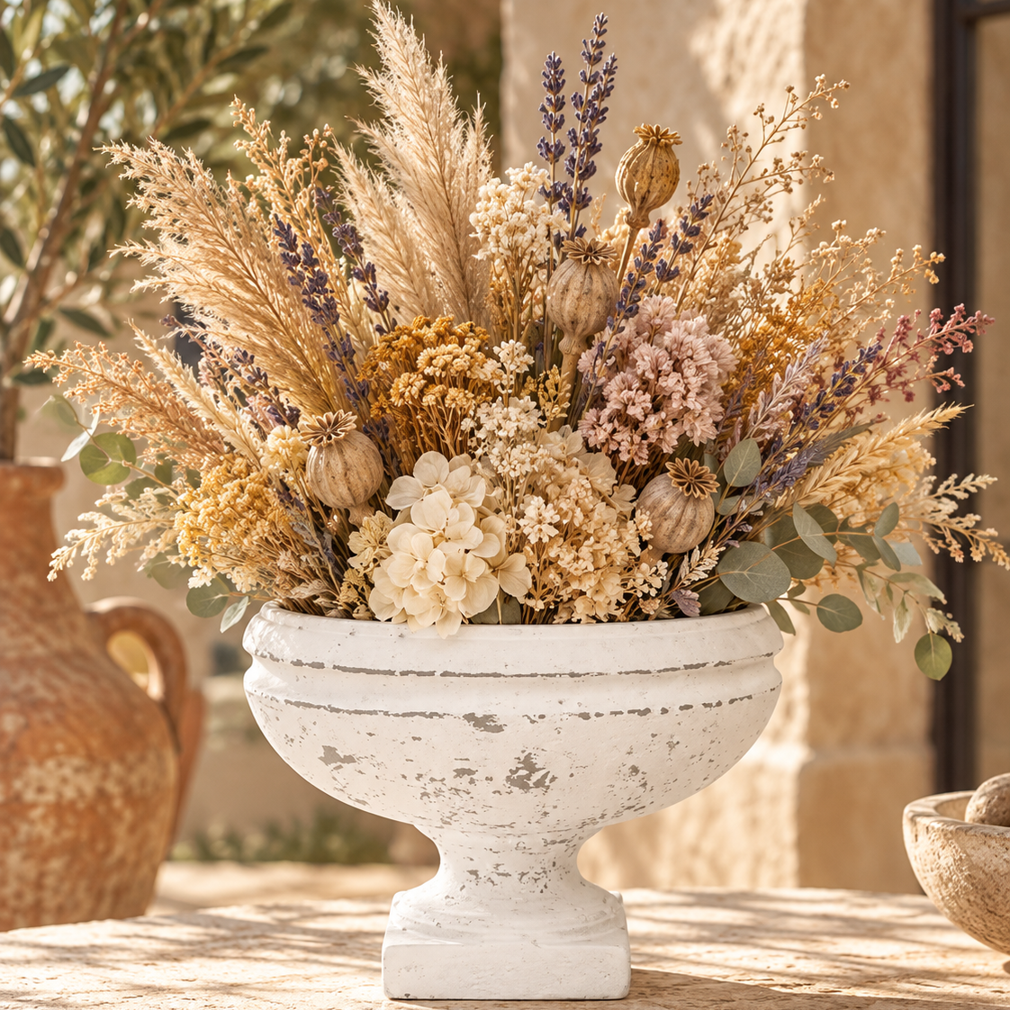 Weston Cement Urn Planter