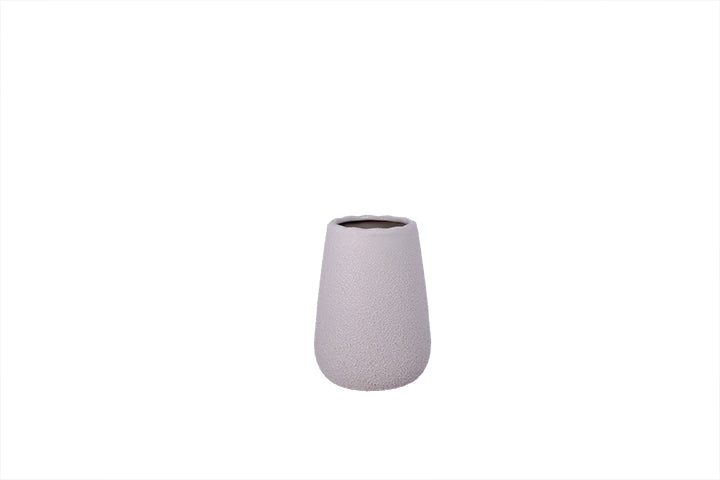 Ceramic Cylindrical SM Vase Off White