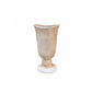 Ceramic Goblet Shaped Urn With Pedestal