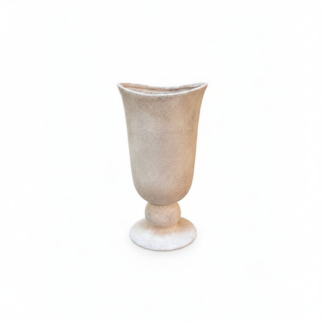 Nevaeh Goblet Ceramic Urn Vase