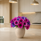 Ori Amphora-Style Textured Ceramic Vase