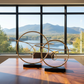 Alyssa Metal Round Table Ornament Set (Set of 2)