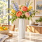 Celia Porcelain Crooked Pattern Vase
