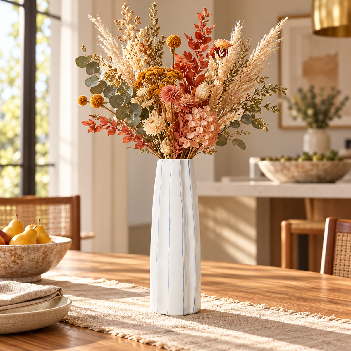 Celia Porcelain Crooked Pattern Vase