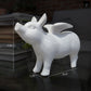 Piggy with Wings Ceramic Figurine