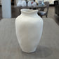 River Handcrafted Textured Urn Vase with Wavy Rim