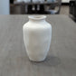 River Handcrafted Textured Urn Vase with Wavy Rim