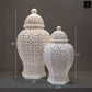 Valen Gloss White Temple Jar
