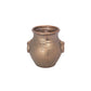 Silvania Ceramic Lava Texture Amphora Urn Vase with Decorative Loop Handles