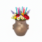 Silvania Ceramic Amphora Urn with Loop Handles