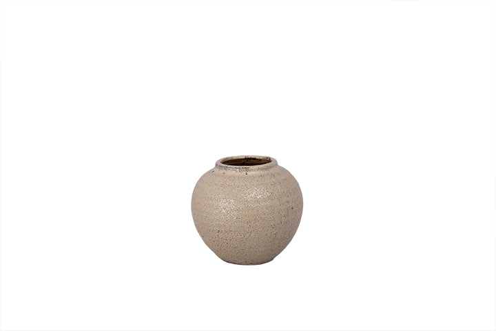 Cherith Ceramic Lava Texture Spherical Vase