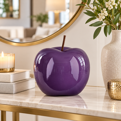 Sorrel Pearlescent Apple Decor