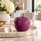 Sorrel Pearlescent Apple Decor