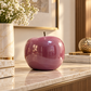 Sorrel Pearlescent Apple Decor