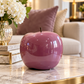 Sorrel Pearlescent Apple Decor