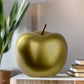 Nolyn Silver Ceramic Apple Decor