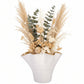 Ulysse Ruffled Rim Ceramic Vase