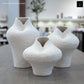 Kelby Handcrafted Sculptural Vest-Shape Vase