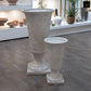 Niya Classic Fiberglass Urn Planter with Pedestal