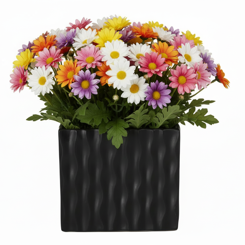 Wynn Geometric Ceramic Vase