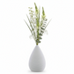 Prienne Bellied Ceramic Ribbed Vase