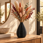 Prienne Bellied Ceramic Ribbed Vase