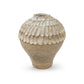 Sera Scalloped Ceramic Vase