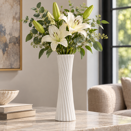 Sorella Ceramic Round Vase
