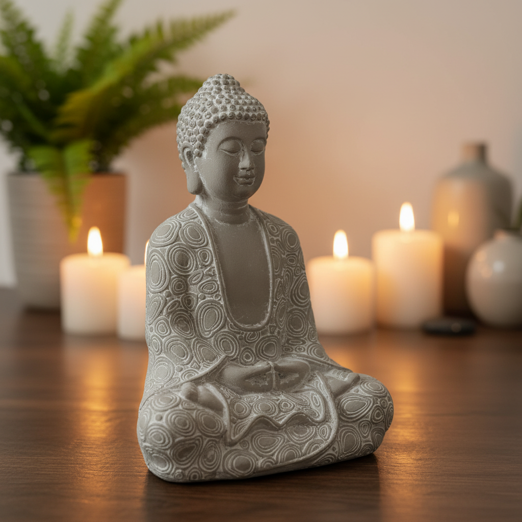 Presley Cement Buddha Statue