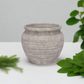Della Rustic Jar-Style Cement Planter