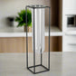 Wexler Coated Finish Square Metal Vase