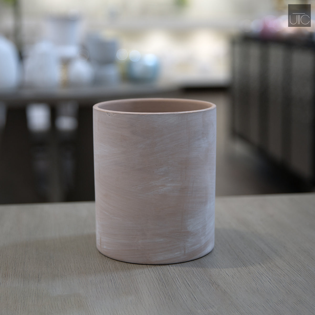 Tarni White Wash Terracotta Ceramic Pot