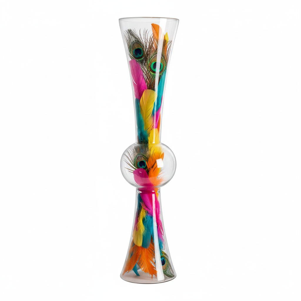 Hadriel Double Trumpet Glass Vase