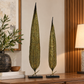 Dorelia Metal Leaf Ornament on Base (Set of 2)