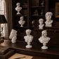 Gaviel White Resin Head Sculpture