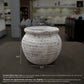 Kamilia Rustic Bell-Shaped Cement Planter