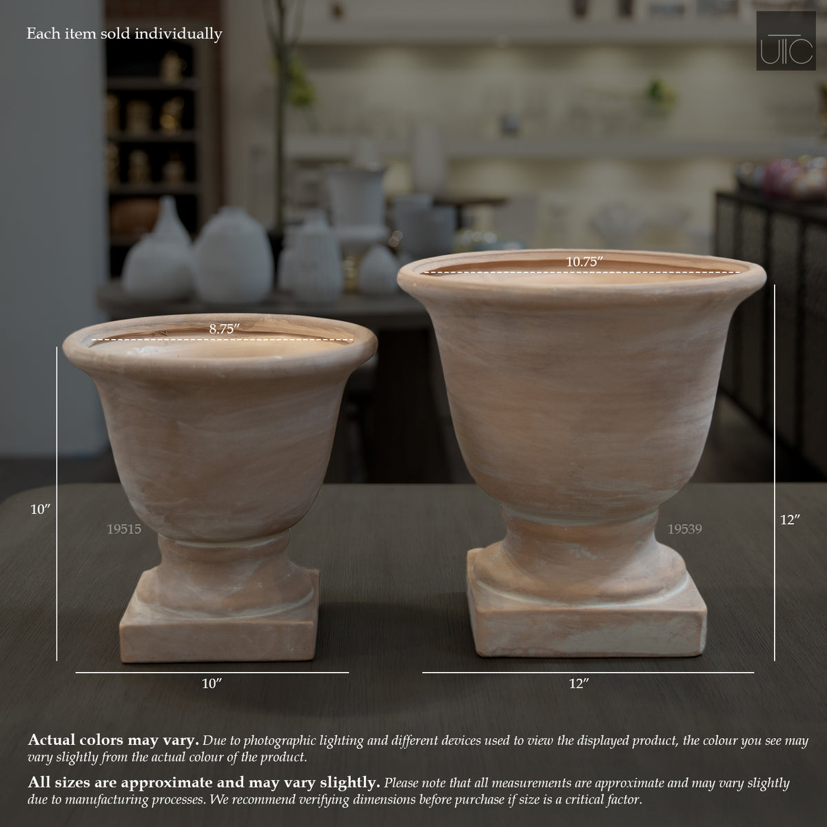 Talon Round Cement Pot