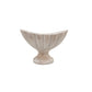 Cement Compote Bowl On Stand Concrete Finish Gray