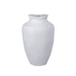 River Handcrafted Textured Urn Vase with Wavy Rim