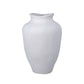 River Handcrafted Textured Urn Vase with Wavy Rim