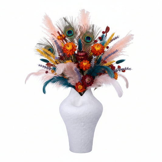 Kelby Handcrafted Sculptural Vest-Shape Vase