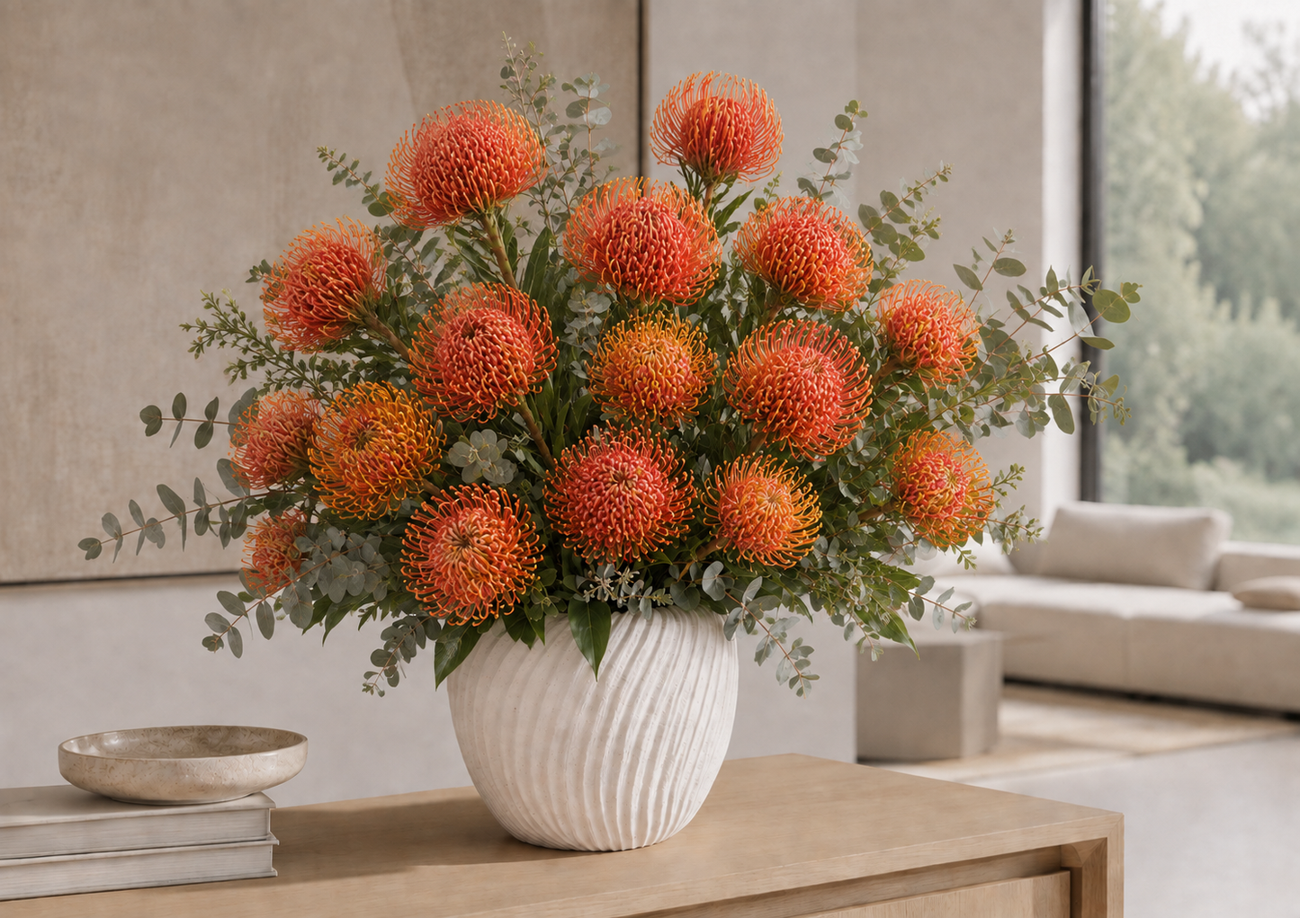 Rhett Rippled Ceramic Planter