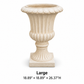 Ora Antique-Style Fiberglass Urn Planter