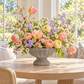 Lerie Fluted Cement Compote Bowl